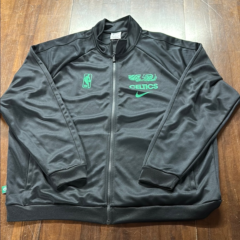 Nike Black Celtics Men's Full Zip XXL